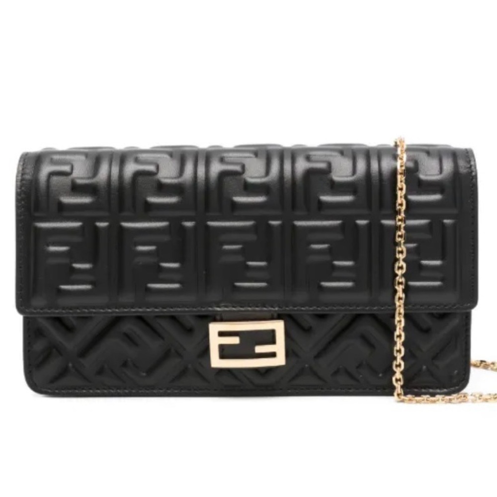Brand New Fendi Bagette Wallet on chain